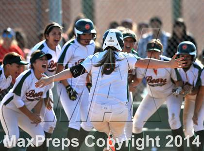 Thumbnail 2 in Poly vs. Mater Dei (CIF SS Playoffs) photogallery.