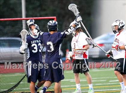 Thumbnail 2 in Loyola vs. Harvard-Westlake photogallery.
