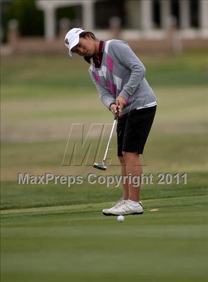 Thumbnail 2 in CIF State SoCal Girls Golf Championships photogallery.