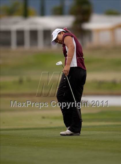 Thumbnail 2 in CIF State SoCal Girls Golf Championships photogallery.