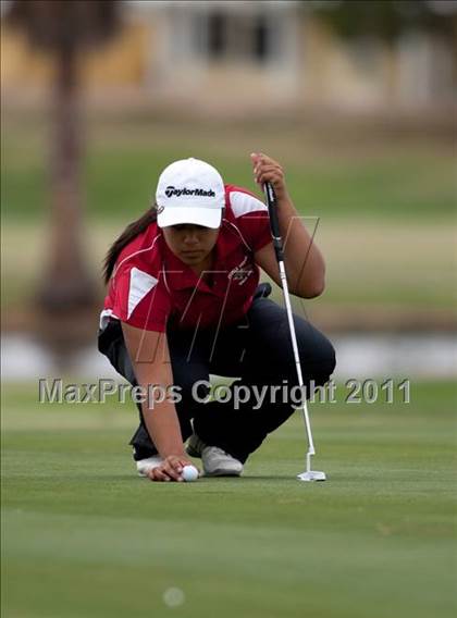 Thumbnail 2 in CIF State SoCal Girls Golf Championships photogallery.