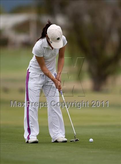 Thumbnail 2 in CIF State SoCal Girls Golf Championships photogallery.