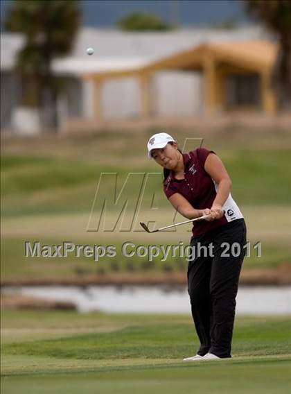 Thumbnail 2 in CIF State SoCal Girls Golf Championships photogallery.