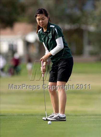 Thumbnail 1 in CIF State SoCal Girls Golf Championships photogallery.