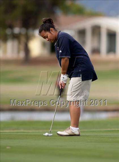 Thumbnail 2 in CIF State SoCal Girls Golf Championships photogallery.