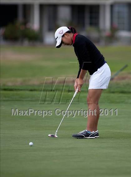 Thumbnail 2 in CIF State SoCal Girls Golf Championships photogallery.