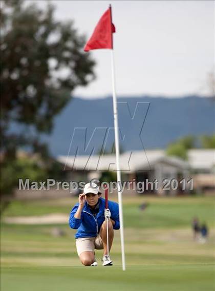 Thumbnail 1 in CIF State SoCal Girls Golf Championships photogallery.