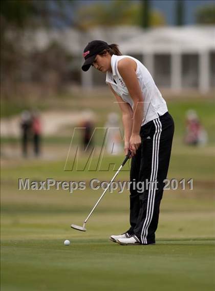 Thumbnail 2 in CIF State SoCal Girls Golf Championships photogallery.