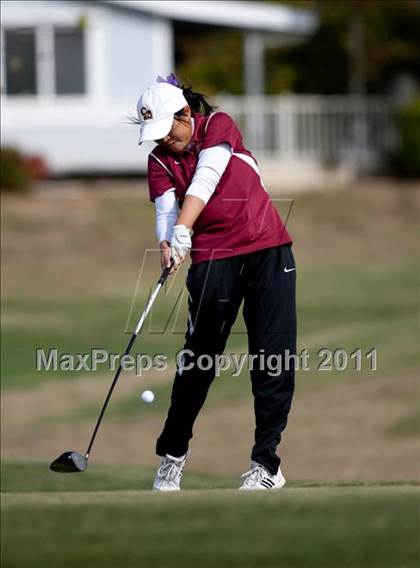 Thumbnail 1 in CIF State SoCal Girls Golf Championships photogallery.