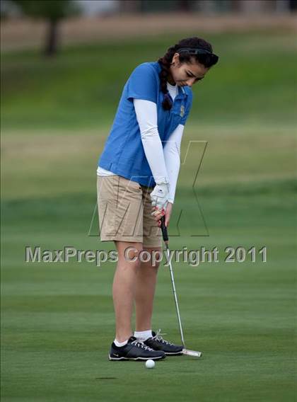 Thumbnail 2 in CIF State SoCal Girls Golf Championships photogallery.