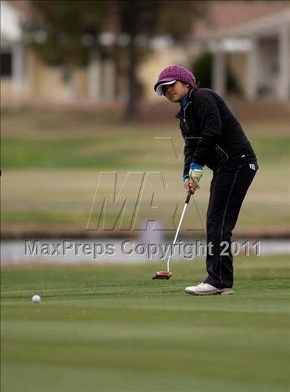 Thumbnail 1 in CIF State SoCal Girls Golf Championships photogallery.