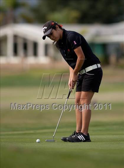 Thumbnail 2 in CIF State SoCal Girls Golf Championships photogallery.