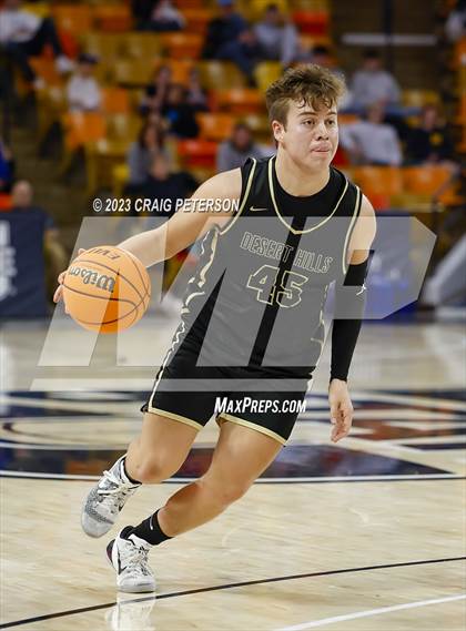 Thumbnail 1 in Desert Hills vs Dixie (UHSAA 4A Quarterfinal) photogallery.