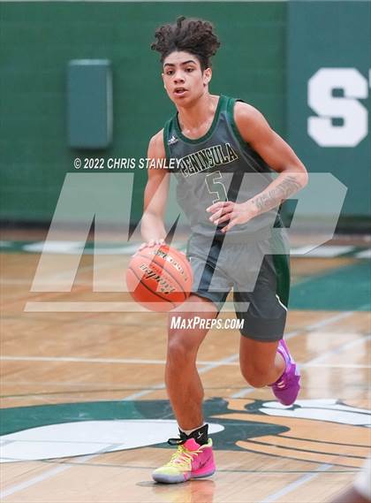 Thumbnail 1 in Peninsula vs. Central Catholic (Cactus Jam Tournament) photogallery.