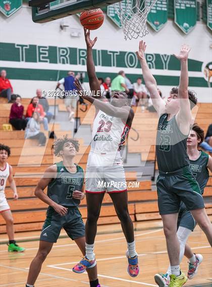 Thumbnail 3 in Peninsula vs. Central Catholic (Cactus Jam Tournament) photogallery.