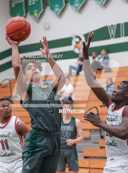 Thumbnail 3 in Peninsula vs. Central Catholic (Cactus Jam Tournament) photogallery.