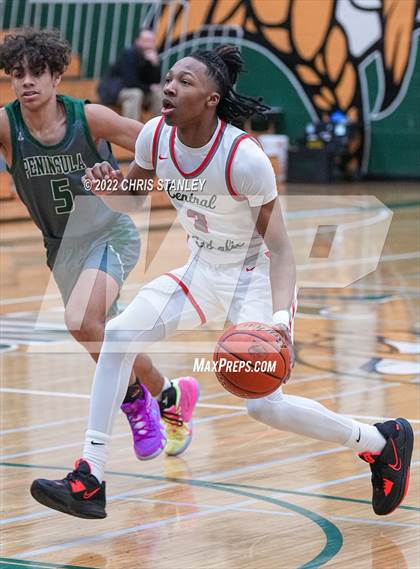 Thumbnail 2 in Peninsula vs. Central Catholic (Cactus Jam Tournament) photogallery.