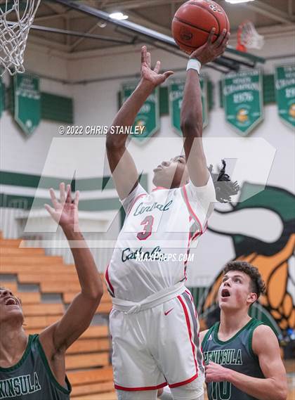Thumbnail 1 in Peninsula vs. Central Catholic (Cactus Jam Tournament) photogallery.