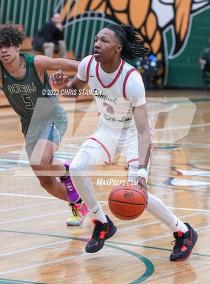 Thumbnail 1 in Peninsula vs. Central Catholic (Cactus Jam Tournament) photogallery.