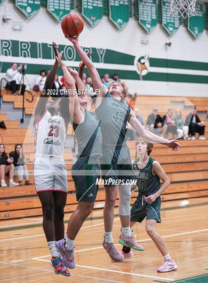 Thumbnail 2 in Peninsula vs. Central Catholic (Cactus Jam Tournament) photogallery.