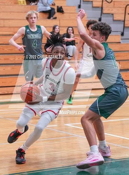 Thumbnail 2 in Peninsula vs. Central Catholic (Cactus Jam Tournament) photogallery.