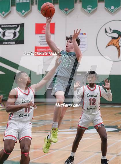Thumbnail 1 in Peninsula vs. Central Catholic (Cactus Jam Tournament) photogallery.