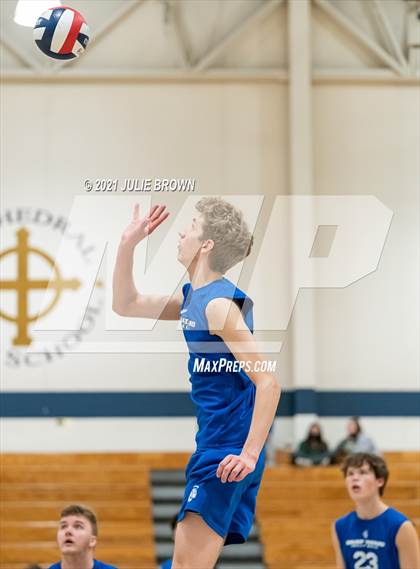 Thumbnail 3 in Indianapolis Bishop Chatard @ Cathedral photogallery.