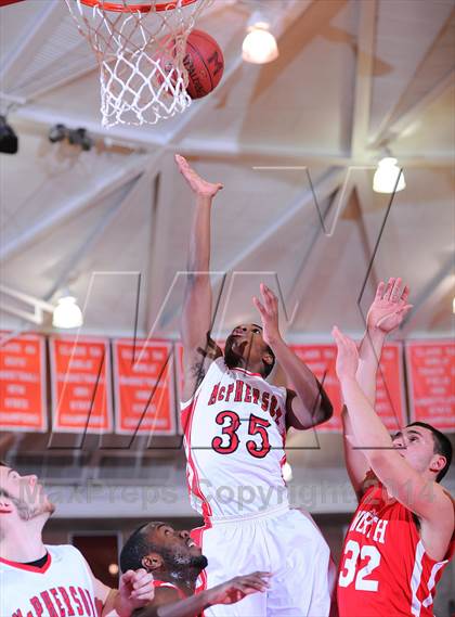 Thumbnail 1 in McPherson vs Wichita North (McPherson Invitational) photogallery.