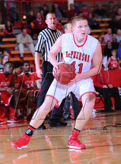 Thumbnail 2 in McPherson vs Wichita North (McPherson Invitational) photogallery.