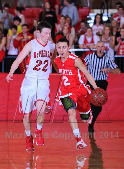 Thumbnail 1 in McPherson vs Wichita North (McPherson Invitational) photogallery.