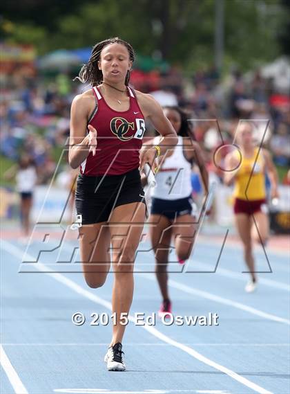 Thumbnail 2 in CIF State Track & Field Championships (Girls 4x100 Relay Prelims and Finals) photogallery.