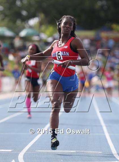 Thumbnail 1 in CIF State Track & Field Championships (Girls 4x100 Relay Prelims and Finals) photogallery.