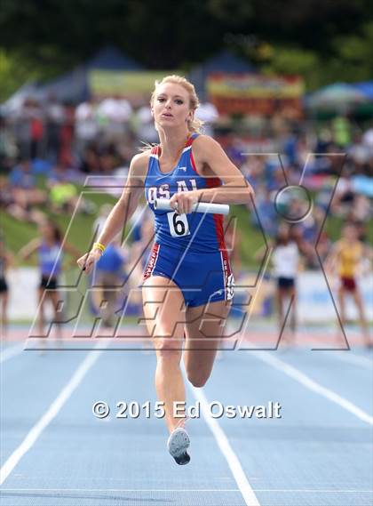 Thumbnail 3 in CIF State Track & Field Championships (Girls 4x100 Relay Prelims and Finals) photogallery.
