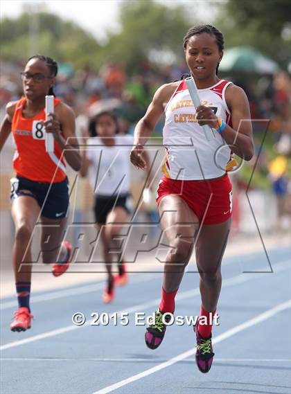 Thumbnail 2 in CIF State Track & Field Championships (Girls 4x100 Relay Prelims and Finals) photogallery.