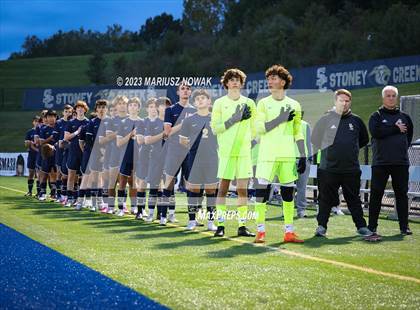 Thumbnail 1 in Rochester vs Stoney Creek (MHSAA D1 District Payoff) photogallery.
