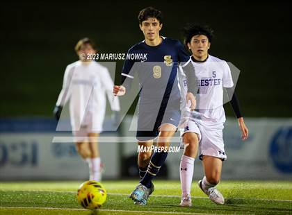 Thumbnail 2 in Rochester vs Stoney Creek (MHSAA D1 District Payoff) photogallery.