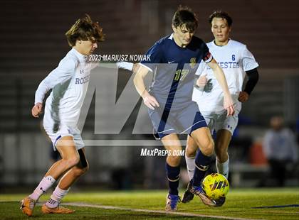 Thumbnail 3 in Rochester vs Stoney Creek (MHSAA D1 District Payoff) photogallery.