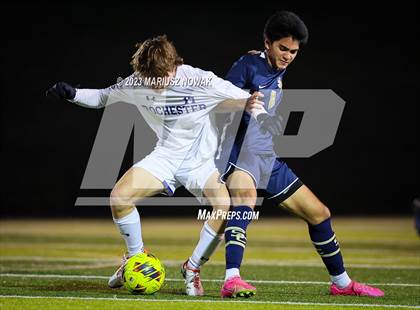 Thumbnail 2 in Rochester vs Stoney Creek (MHSAA D1 District Payoff) photogallery.