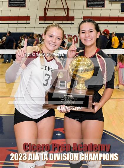 Thumbnail 1 in St. David vs Cicero Prep Academy (AIA 1A Final - Awards) photogallery.