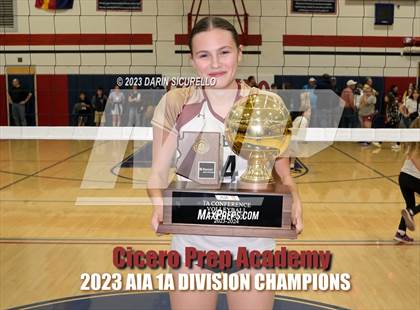 Thumbnail 3 in St. David vs Cicero Prep Academy (AIA 1A Final - Awards) photogallery.