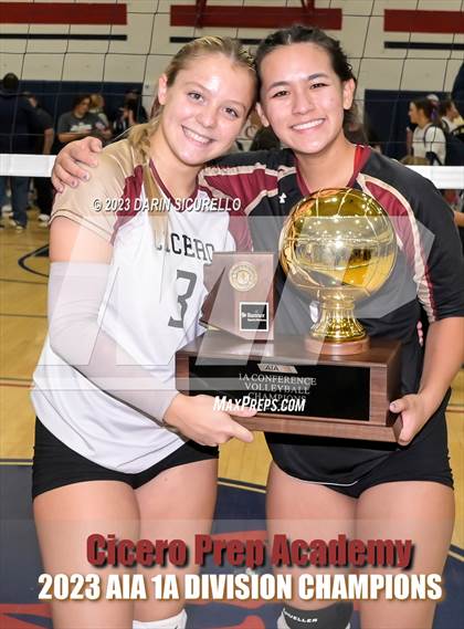 Thumbnail 2 in St. David vs Cicero Prep Academy (AIA 1A Final - Awards) photogallery.