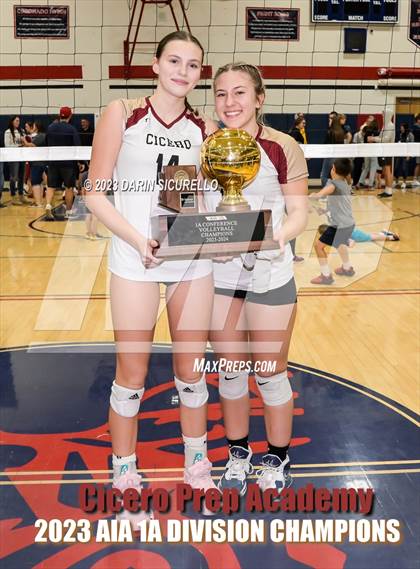 Thumbnail 3 in St. David vs Cicero Prep Academy (AIA 1A Final - Awards) photogallery.