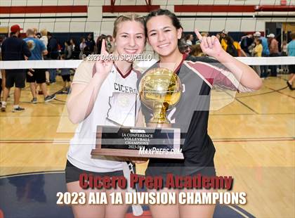 Thumbnail 1 in St. David vs Cicero Prep Academy (AIA 1A Final - Awards) photogallery.