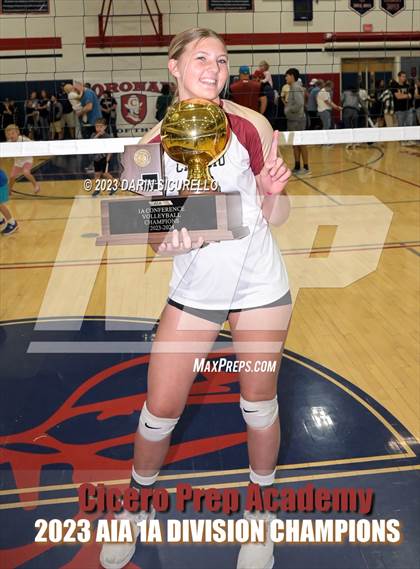 Thumbnail 3 in St. David vs Cicero Prep Academy (AIA 1A Final - Awards) photogallery.