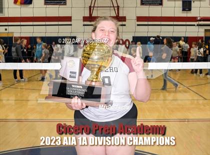 Thumbnail 1 in St. David vs Cicero Prep Academy (AIA 1A Final - Awards) photogallery.