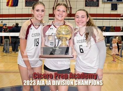 Thumbnail 2 in St. David vs Cicero Prep Academy (AIA 1A Final - Awards) photogallery.