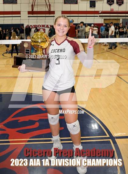 Thumbnail 3 in St. David vs Cicero Prep Academy (AIA 1A Final - Awards) photogallery.