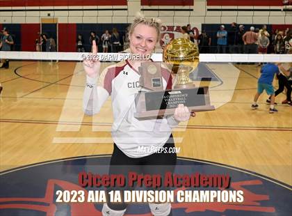 Thumbnail 2 in St. David vs Cicero Prep Academy (AIA 1A Final - Awards) photogallery.