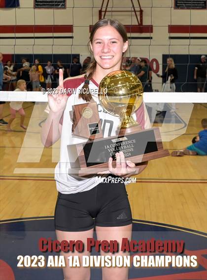 Thumbnail 1 in St. David vs Cicero Prep Academy (AIA 1A Final - Awards) photogallery.