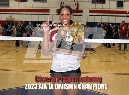 Thumbnail 1 in St. David vs Cicero Prep Academy (AIA 1A Final - Awards) photogallery.
